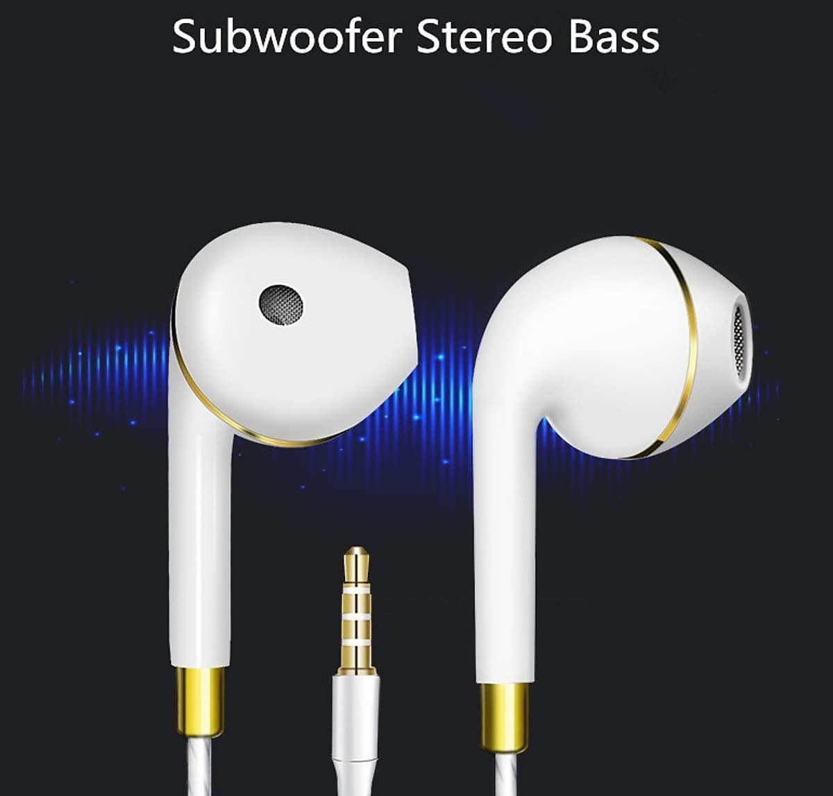 JY Bass Earphone with Microphone Wired for iphone Andriod Phone