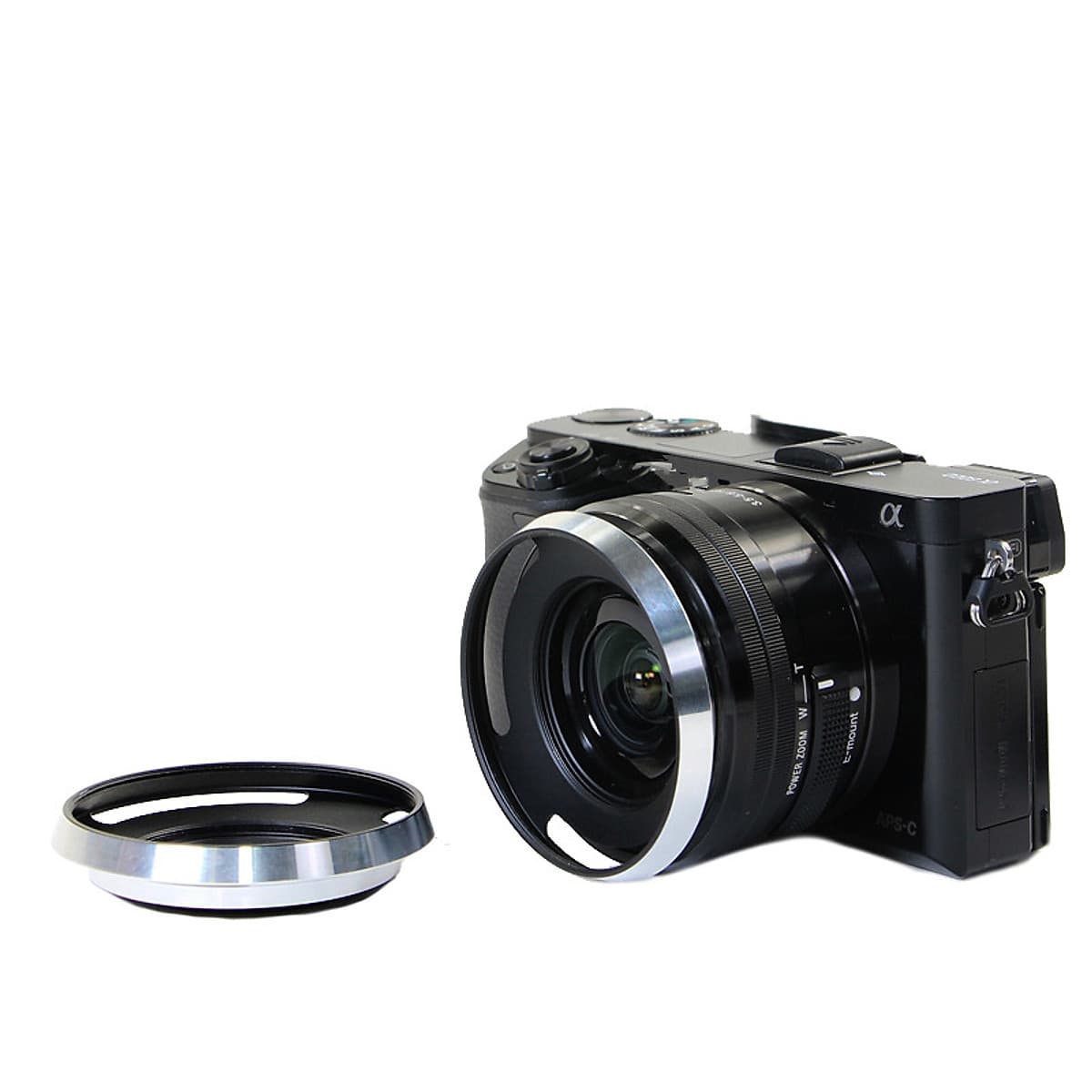 Lens hood Loa che nắng cho Sony 16-50 Sony A6000 A6300 A6500