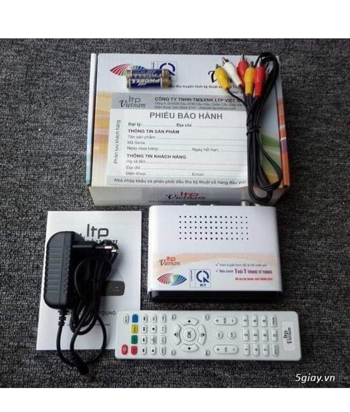 Đầu Thu Truyền Hình Kỹ Thuật Số DVB T2 - Hàng Chính Hãng LTP Việt Nam