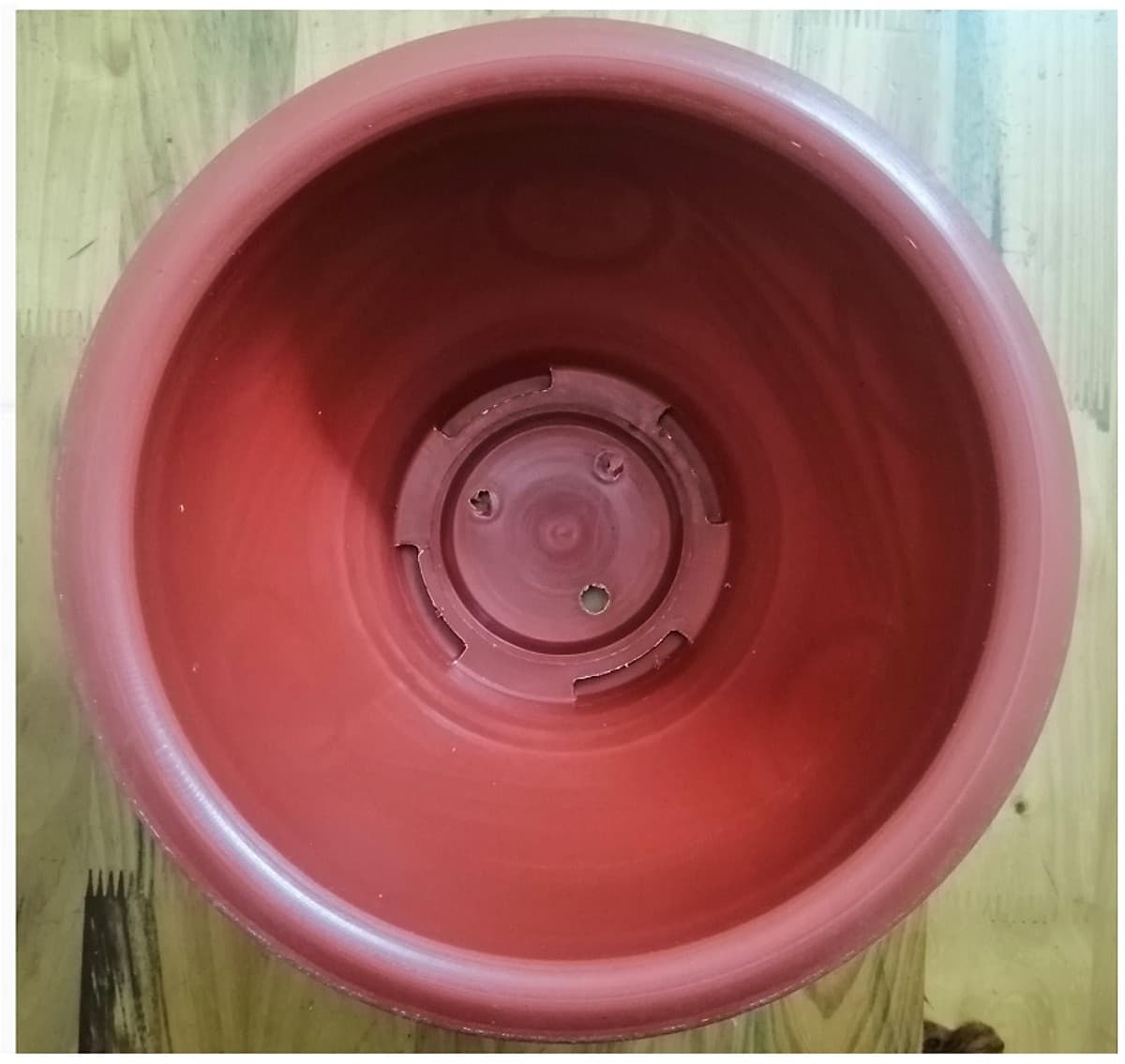 5 Châu Nhựa Trồng Cây Bình Thuận Plastics Hình Tròn PLT280 Màu Đỏ Kích Thước 280x150