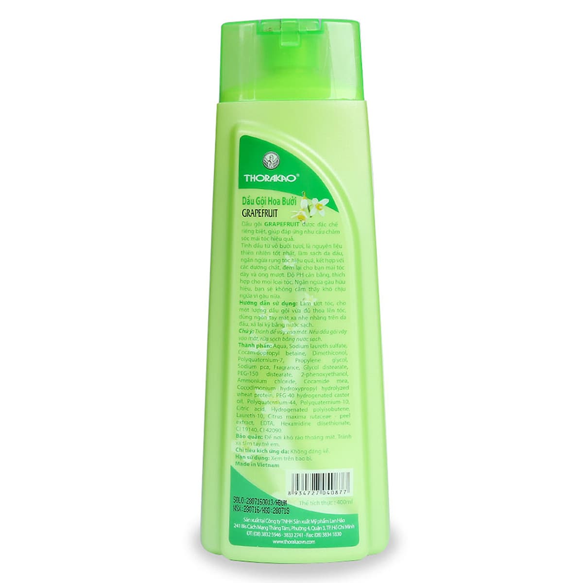 Dầu Gội Xả Hoa Bưởi Thorakao (400ml)