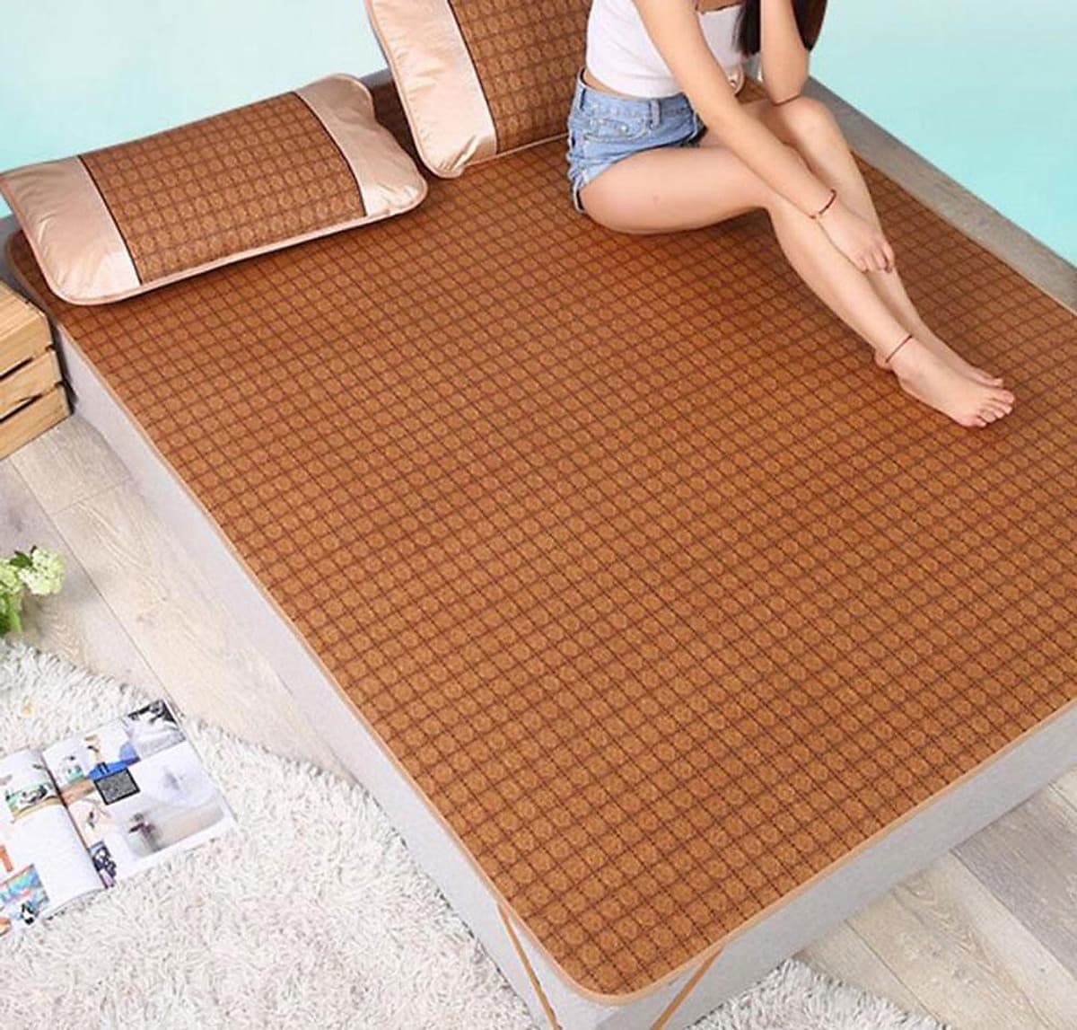 Chiếu Mây Điều Hòa Hàng Xuất Khẩu Cao Cấp,Đủ kích cỡ,Gửi màu ngẫu nhiên (có loại kèm gối hoặc không)