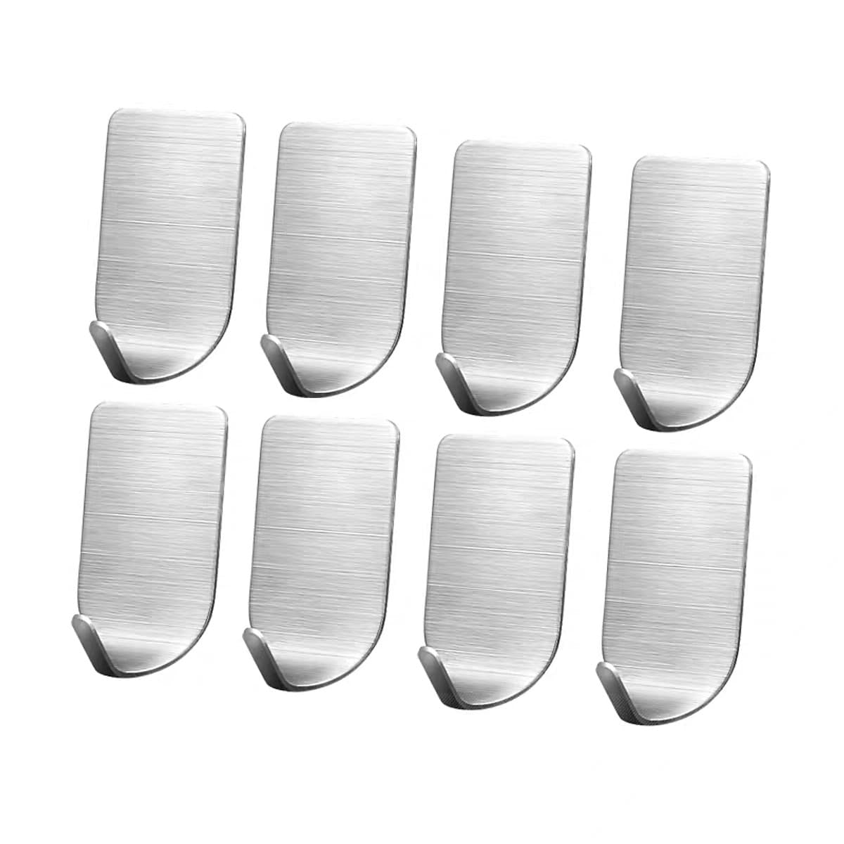 Combo 8 móc inox 304 dán tường treo đồ gia đình 
