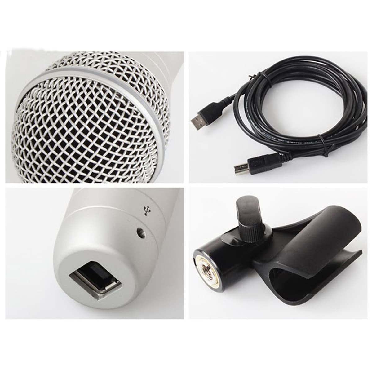 Micro thu âm Dynamic USB Samson Q1U - Hàng Chính Hãng