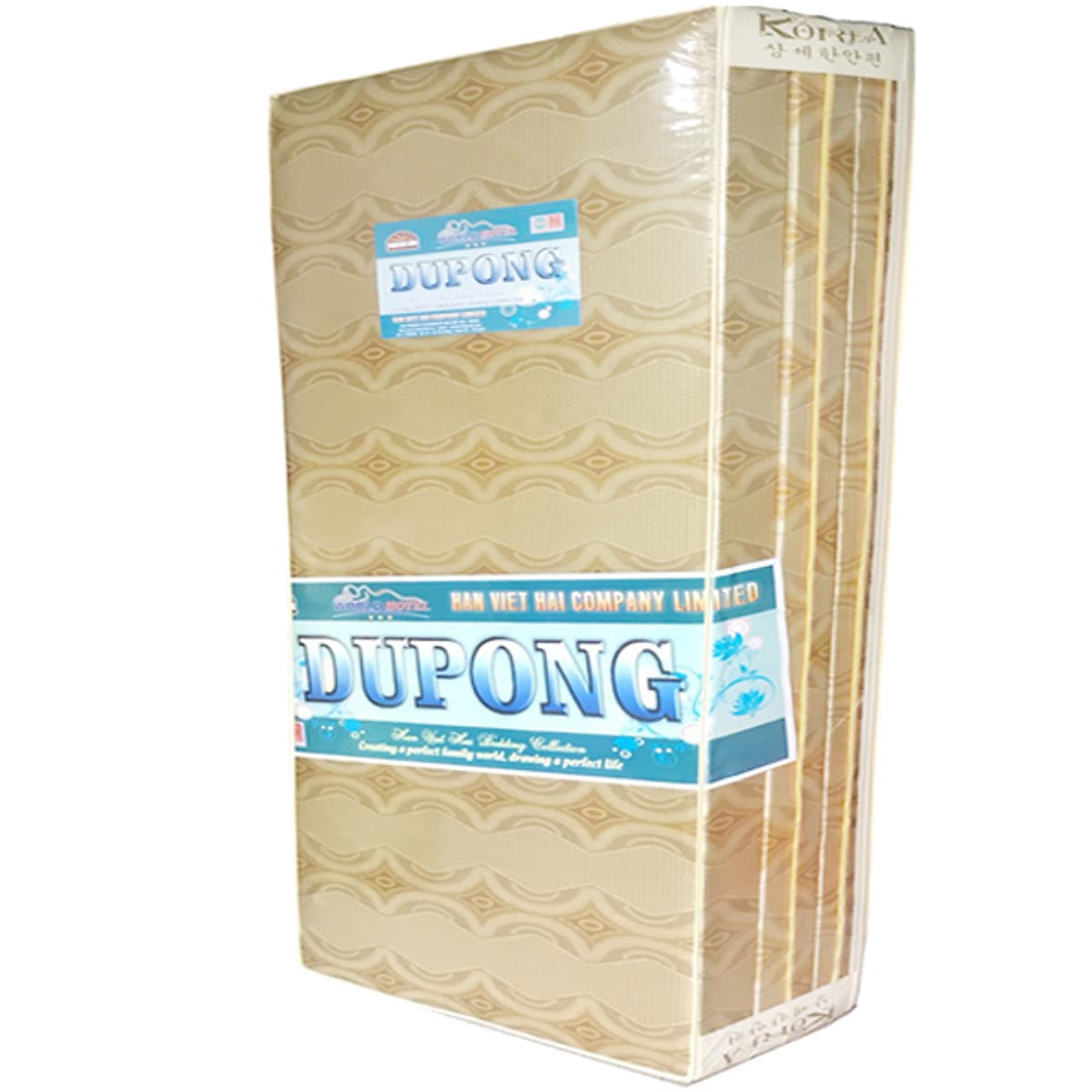 Nệm Bông Ép Gấp 3 Dupong Hàn Việt Hải Nhiều Màu ( Giao Màu Ngẫu Nhiên )