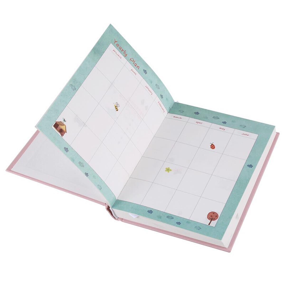 Sổ Kế Hoạch Nhật Ký 365 Ngày Life Planner (Tặng Kèm 2 Tấm Sticker Mini) Ver. Winter