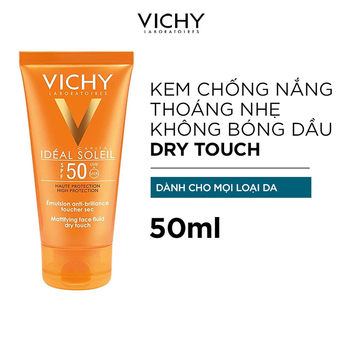 Bộ Sản Phẩm Chăm Sóc Và Bảo Vệ Vichy Capital Soleil Dry Touch