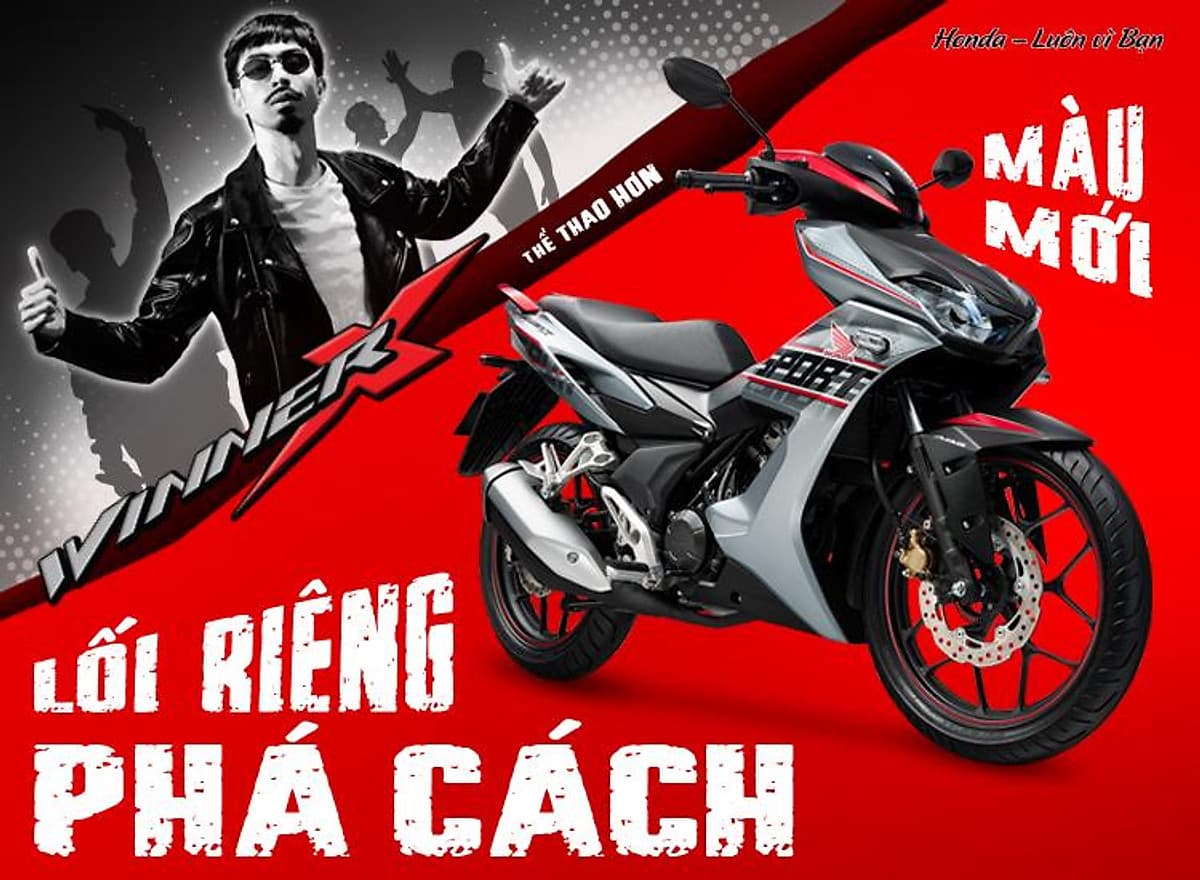 Xe Máy Honda Winner X - Phiên Bản Thể Thao - Phanh ABS