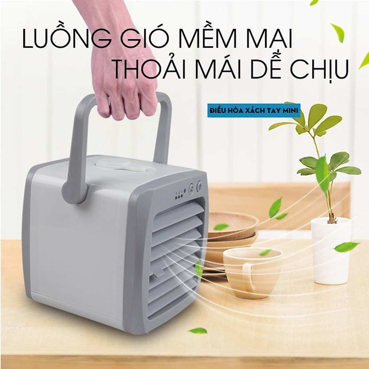 Quạt hơi nước - Quạt điều hòa mini 2312 - Hàng Chính Hãng