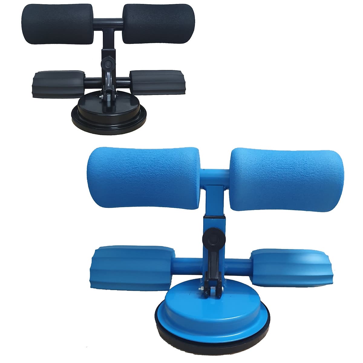 Dụng cụ tập bụng, tập eo 2 thanh, dụng cụ hỗ trợ tập gym đa năng có đế hút chân không siêu chắc 