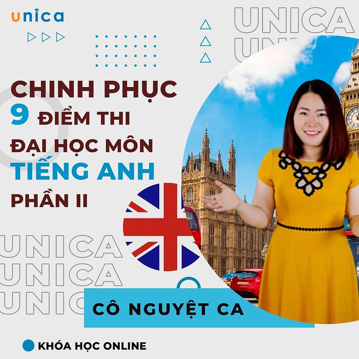  Khóa học NGOẠI NGỮ- Luna A: Chinh phục 9 điểm thi đại học môn tiếng Anh II -[UNICA.VN