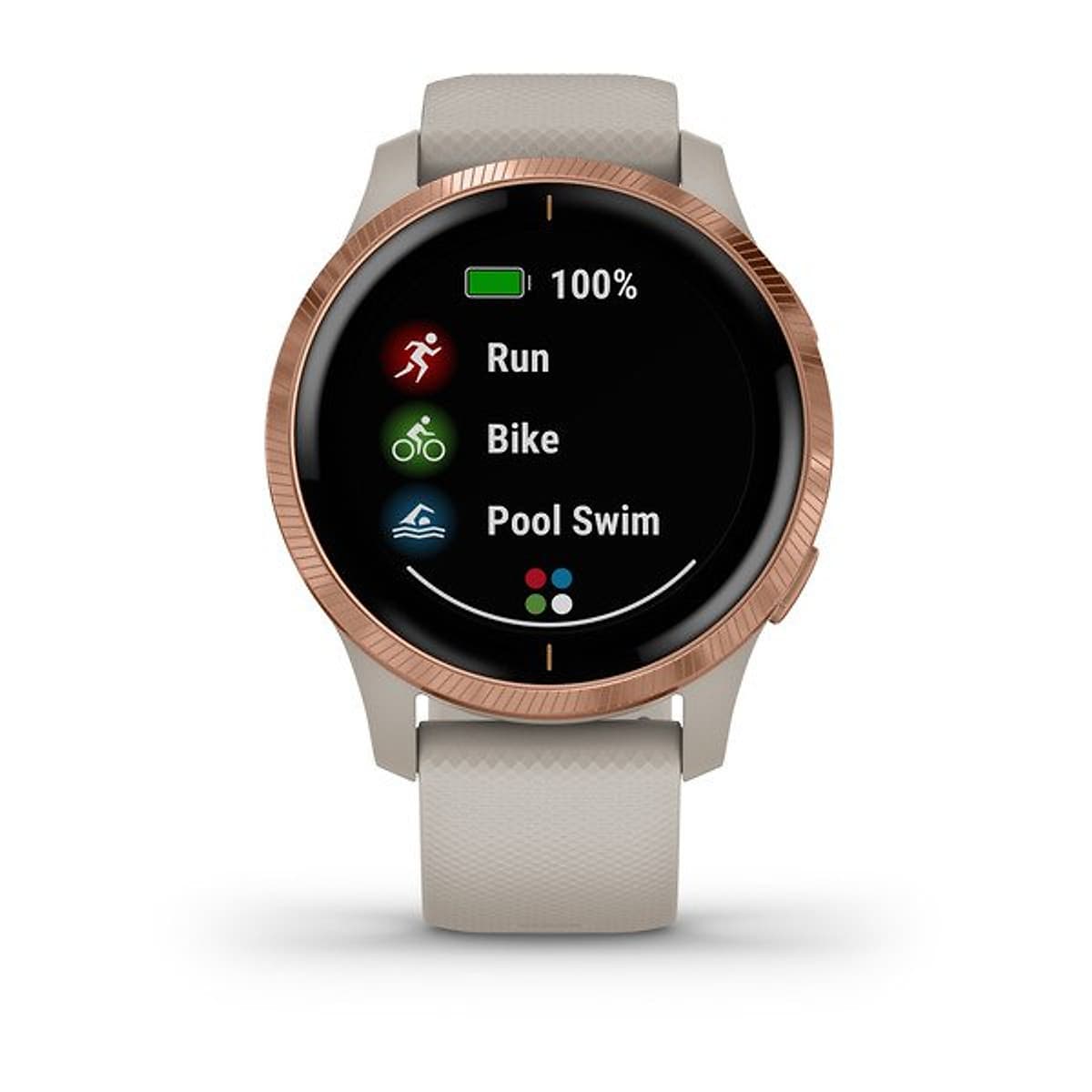 Đồng Hồ Thông Minh Theo Dõi Vận Động Theo Dõi Sức Khỏe Garmin Venu Màn Hình AMOLED - Hàng Chính Hãng