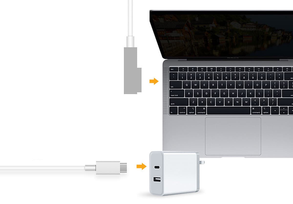 Dây cáp sạc Macbook Magsafe cao cấp chuyển đổi từ USBC tiện lợi - Hàng chính hãng