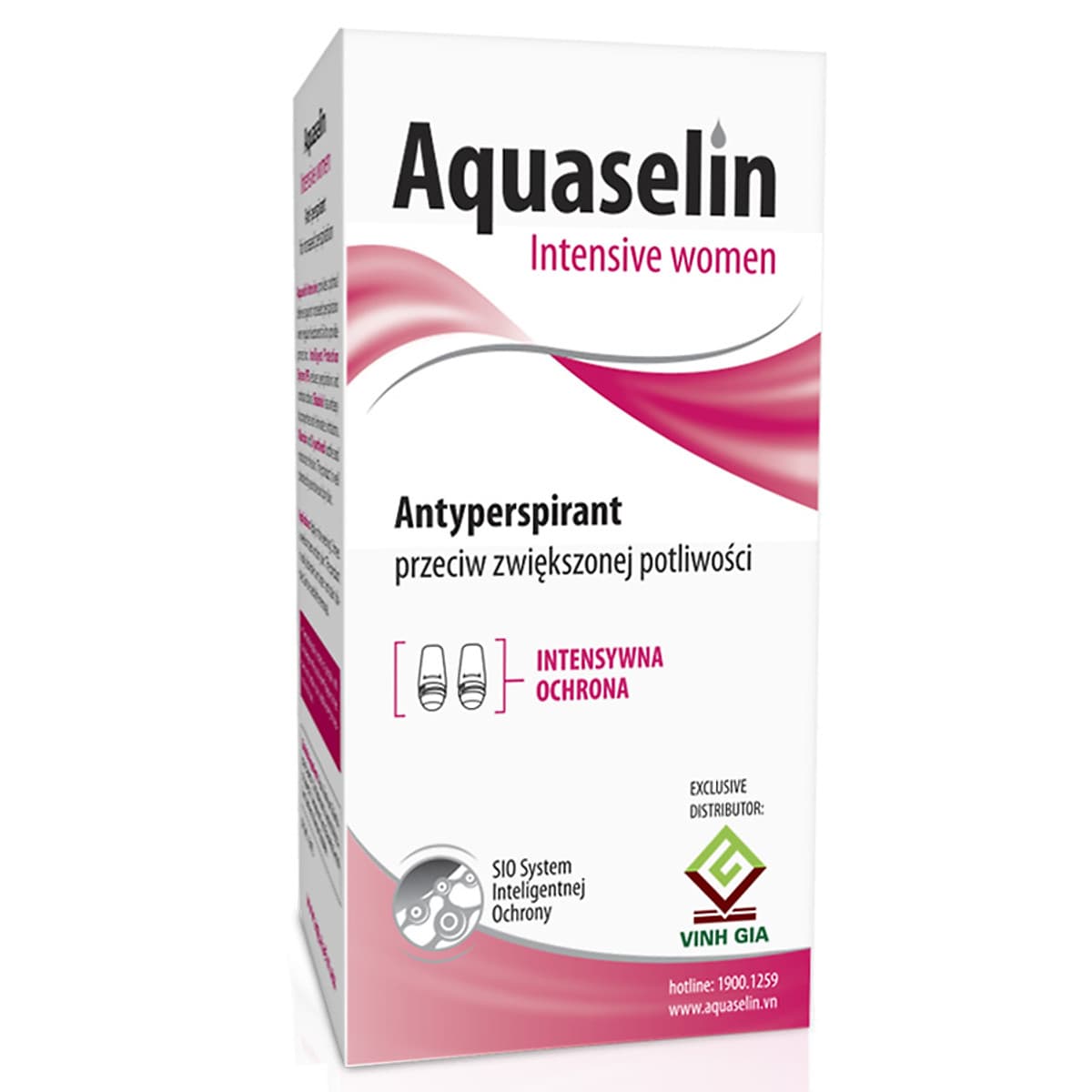 Lăn Nách Dành Cho Nữ Aquaselin Insensitive Women Antiperspirant For Increased Perspiration 50ml - 3934