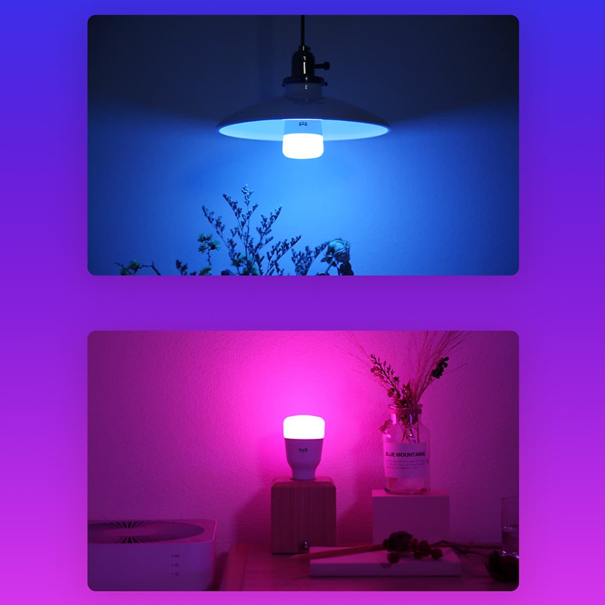 Bóng đèn LED thông minh Xiaomi Yeelight 1S Phiên bản màu YLDP13YL 8.5W RGB Light để bàn Đèn bàn để bàn Hỗ trợ đèn điều khiển APP