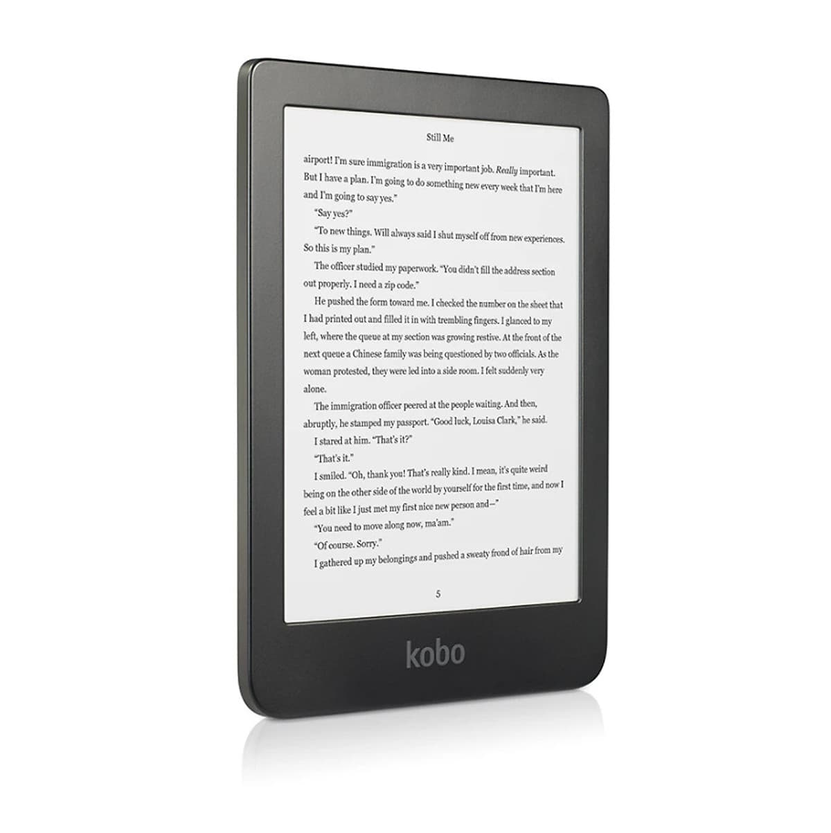 Máy đọc sách Kobo Clara HD - 8GB màu đen - màn hình 6 inch - có đèn cam- Hàng Nhập Khẩu