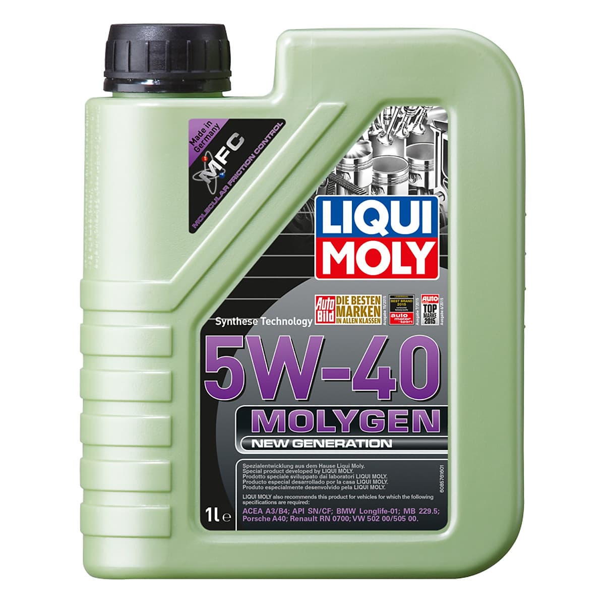 Nhớt Xe Ô Tô Molygen 5W40 Liqui Moly 8576 (1L)