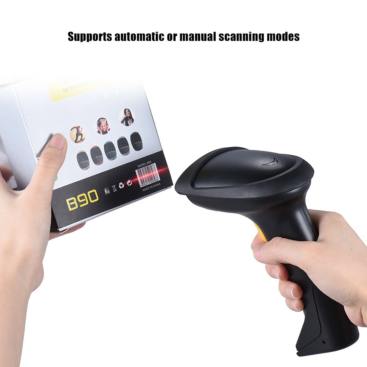 Máy Scan Quét Mã Vạch Không Dây Cao Cấp 2.4G Tốc Độ Quét Siêu Nhanh LM-800 Cao Cấp AZONE