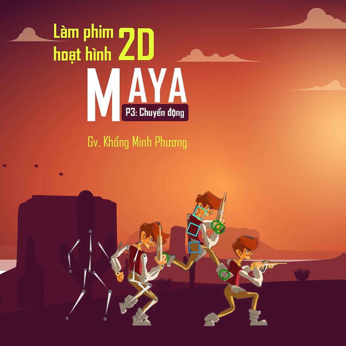 Làm phim hoạt hình 2D với Maya - Phần 3 chuyển động