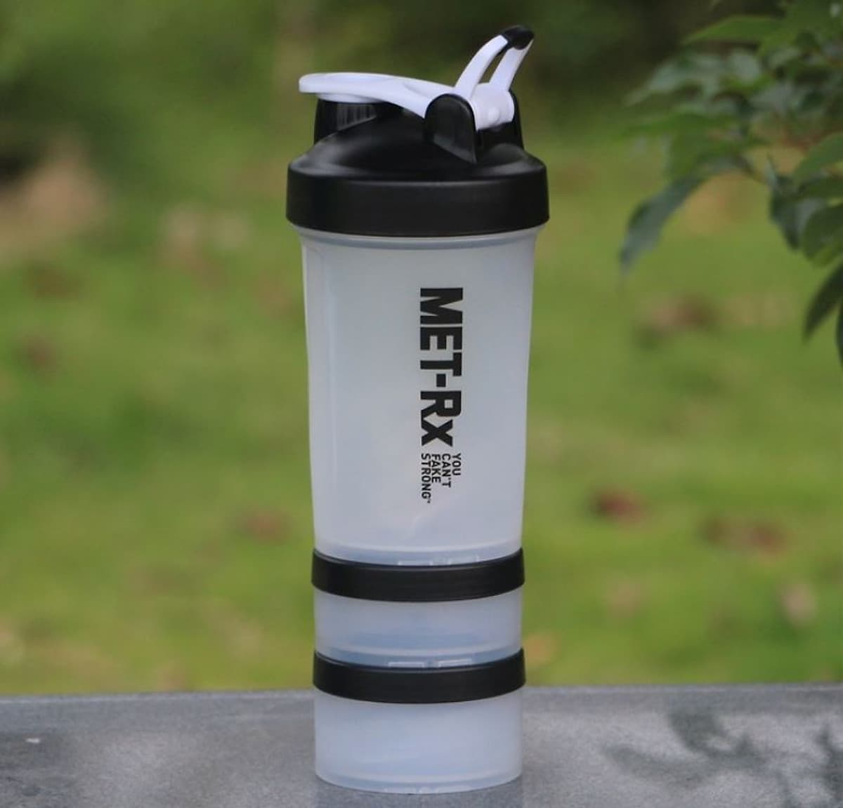 Bình Lắc Shaker, Bình Nước Gym, Bình Thể Thao Cho Gymer 4 in 1 (500ml) - Hàng Chính Hãng Amalife