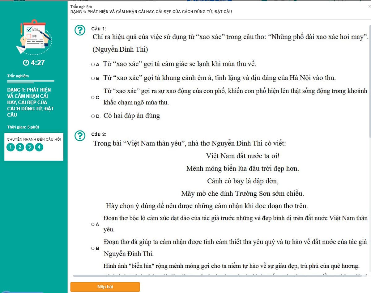 Khóa học CẢM THỤ VĂN HỌC LỚP 5 cô Chu Ái Thu - 03 tháng