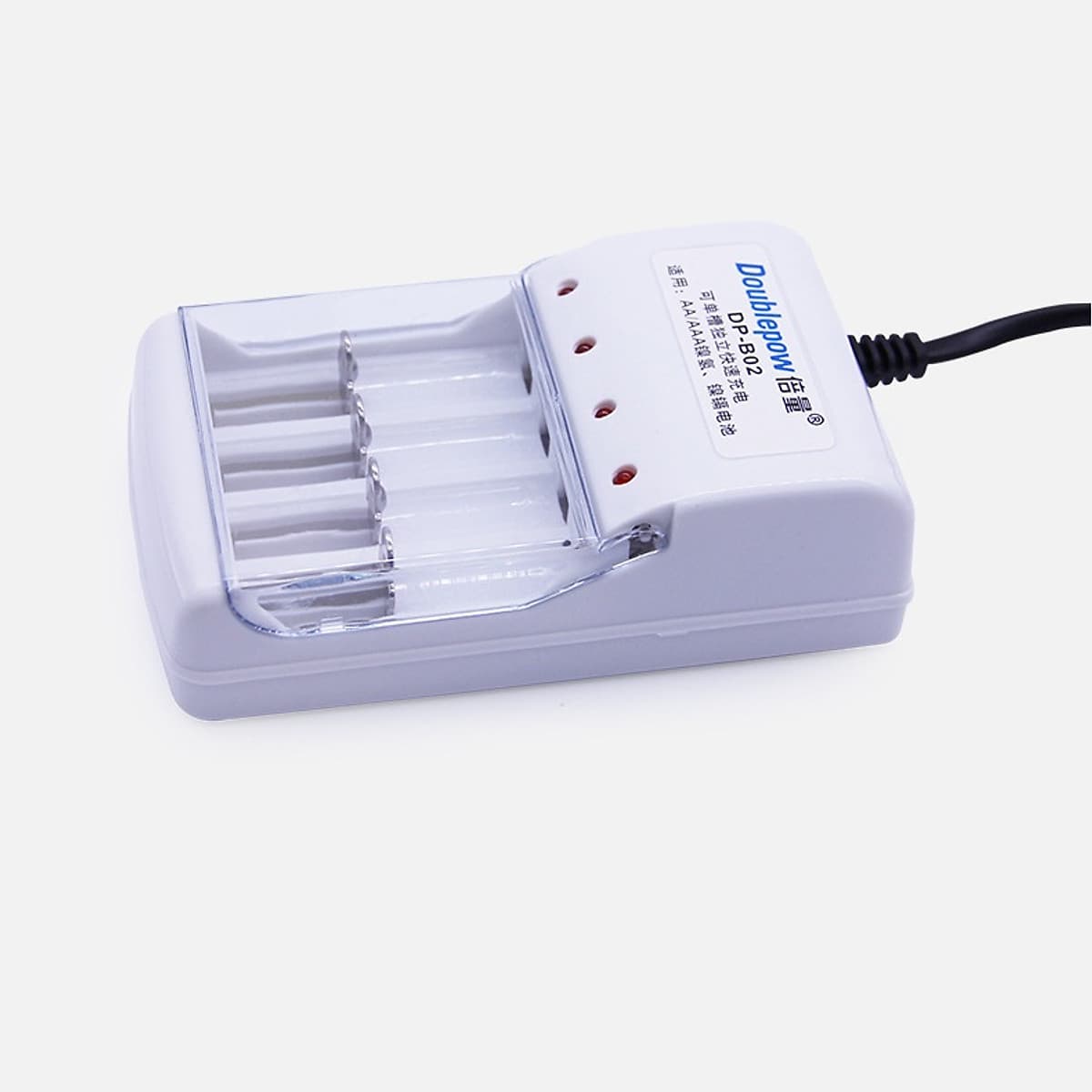 Bộ Sạc Pin Cho Pin Tiều Sạc AA và AAA Doublepow Cao Cấp DP-B02 - Hàng nhập khẩu