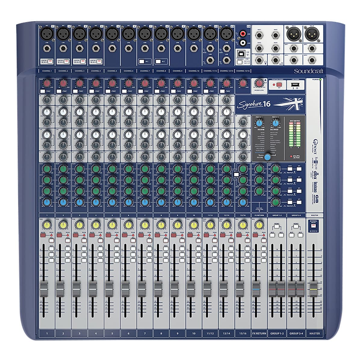 Bộ Trộn Âm Thanh Soundcraft Signature 16-EU-Mixing - Hàng Chính Hãng