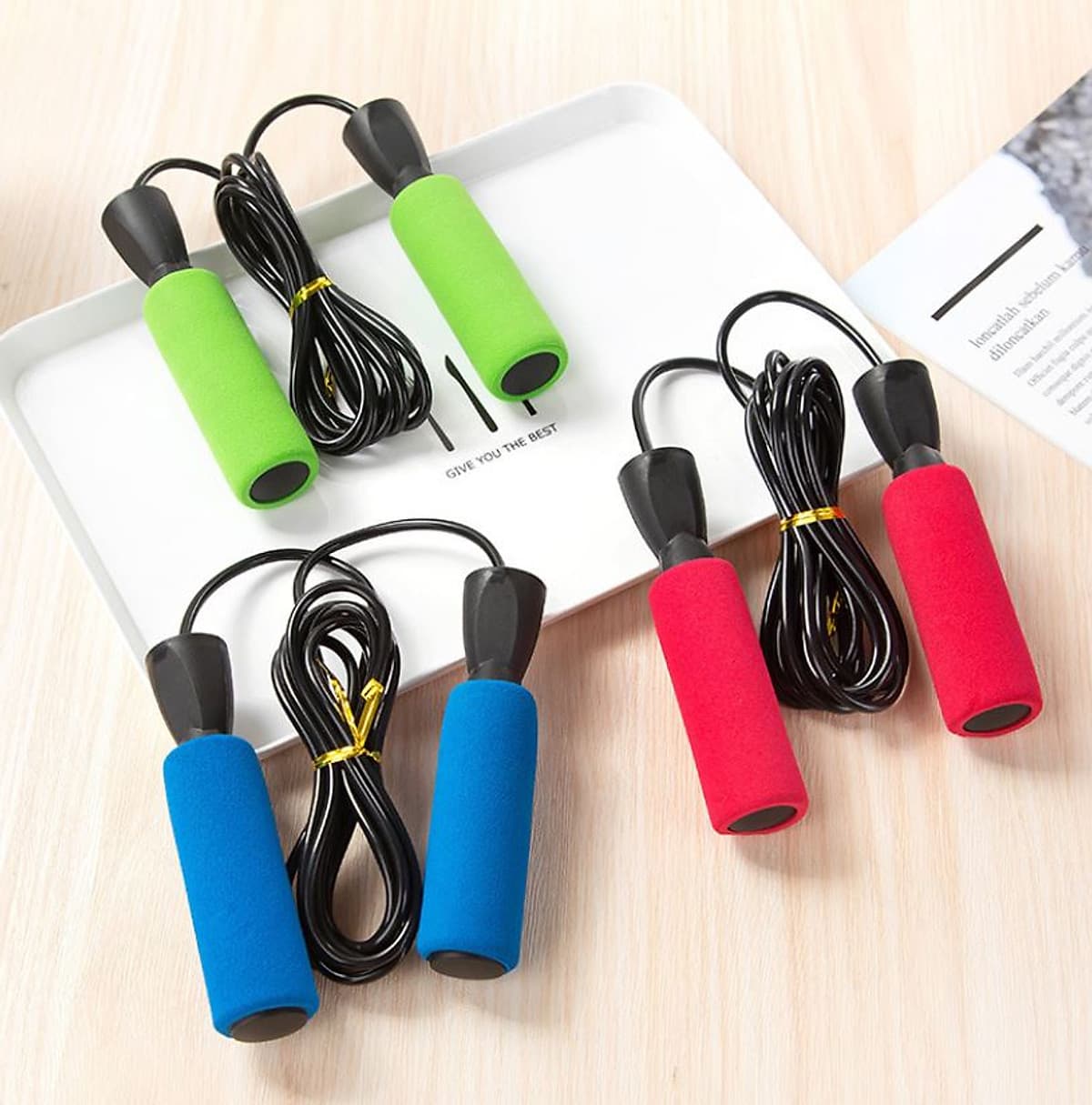 Dây Nhảy Thể Dục Dài 2,9m  Có Thể Điều Chỉnh Được Độ Dài Của Dây Hàng Đủ Màu Siêu Bền Đẹp