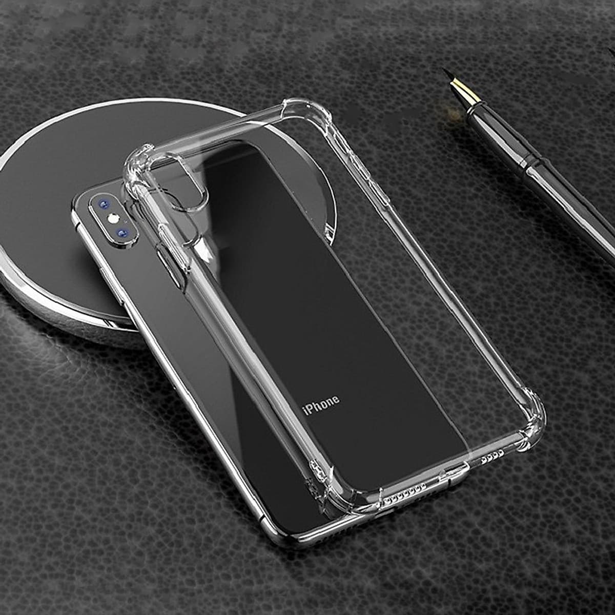 Ốp lưng chống sốc dẻo trong suốt dùng cho iphone X/ XS ( Dày 1,5mm) - Hàng chính hãng