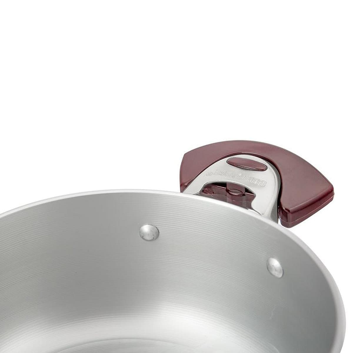 Bộ 3 Nồi Anod Vung Kính Sunhouse SH6633-20 Trắng Bạc (16cm, 20cm, 24cm)