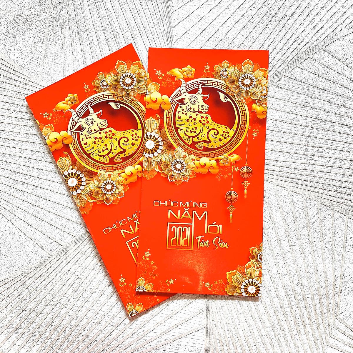 50 bao lì xì Tân Sửu 2021