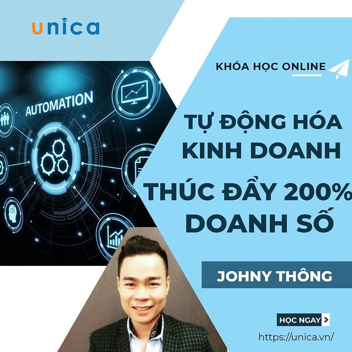  Khóa học KINH DOANH - Tự động hóa công việc kinh doanh - Thúc đẩy doanh số 200% UNICA.VN
