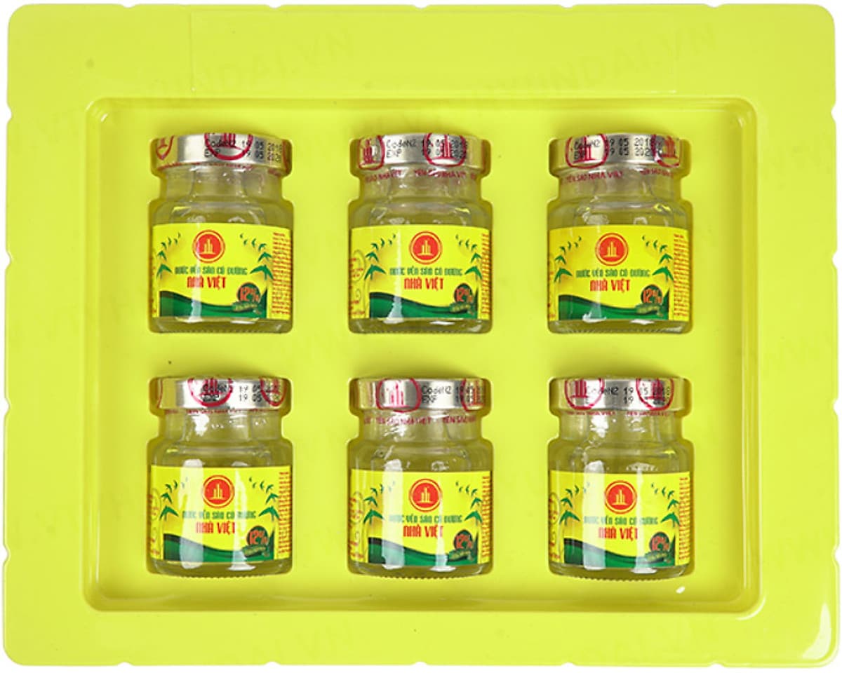 COMBO 7 hộp nước yến sào đường phèn Nhà Việt (42 hủ x 70ml) tặng thêm 6 lon nước yến
