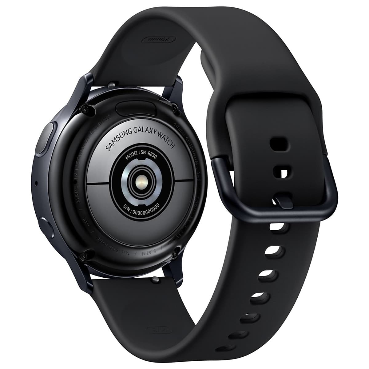 Đồng Hồ Thông Minh Samsung Galaxy Watch Active 2 SM-R820 (Bản Nhôm & Dây Cao Su) 44mm - Hàng Chính Hãng
