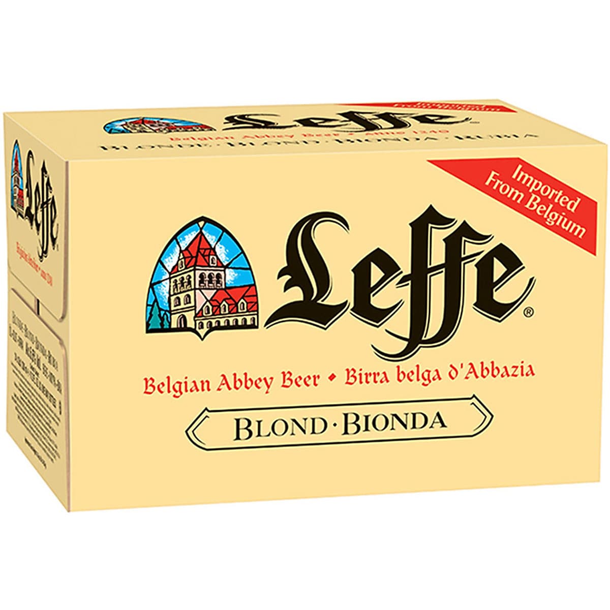 Thùng 24 Chai Bia Leffe Blonde (330ml / Chai)