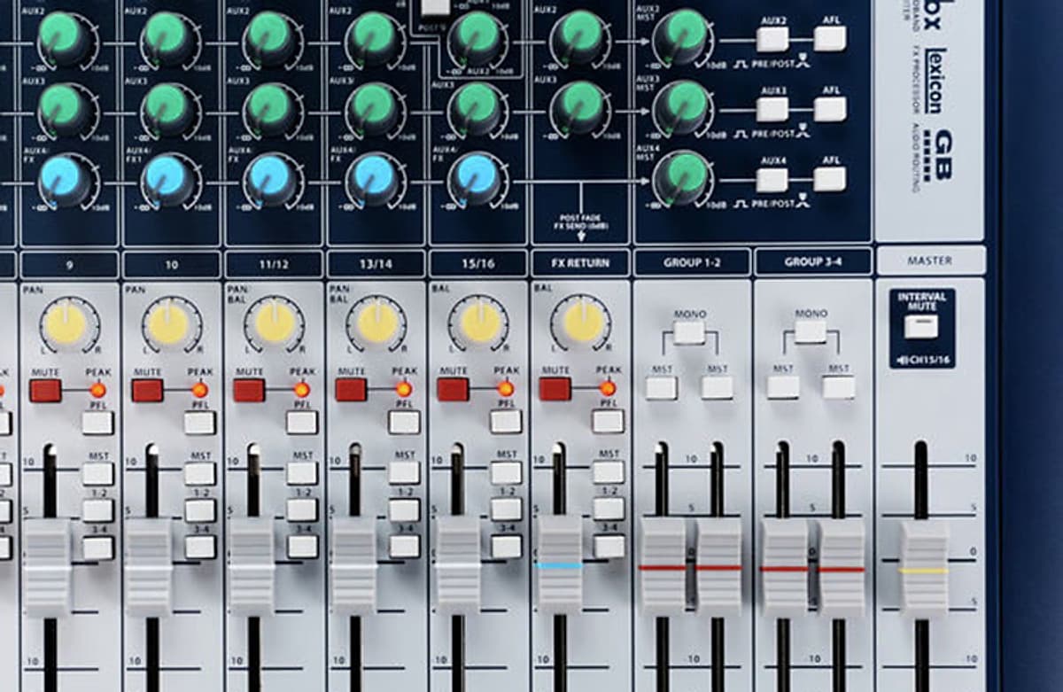 Bộ Trộn Âm Thanh Soundcraft Signature 16-EU-Mixing - Hàng Chính Hãng