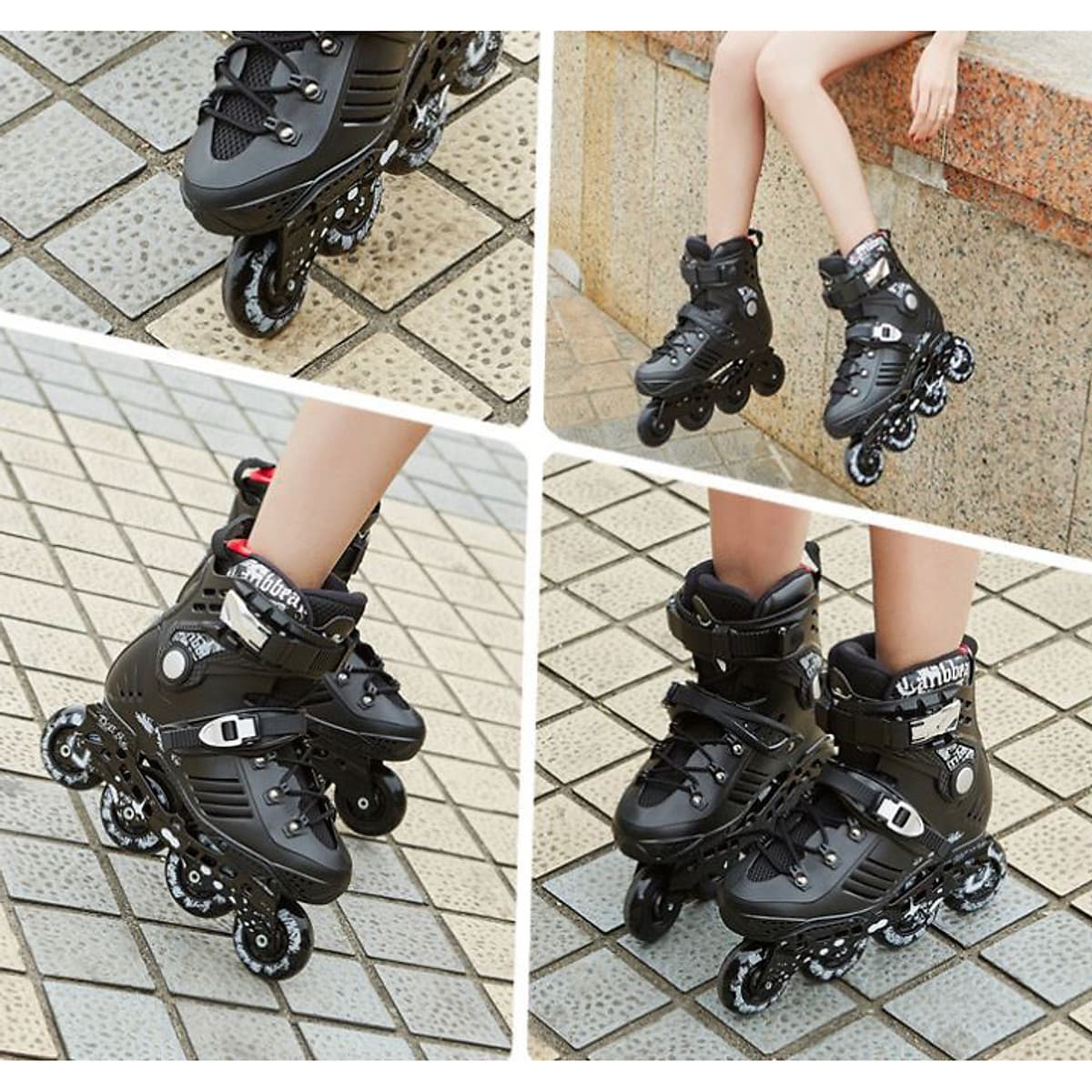 Giày Trượt Patin Người Lớn và Thiếu Niên Cao Cấp DLS-FX1, Size Cỡ Lớn, Thanh Gọn, Thời Trang và Bền Bỉ 