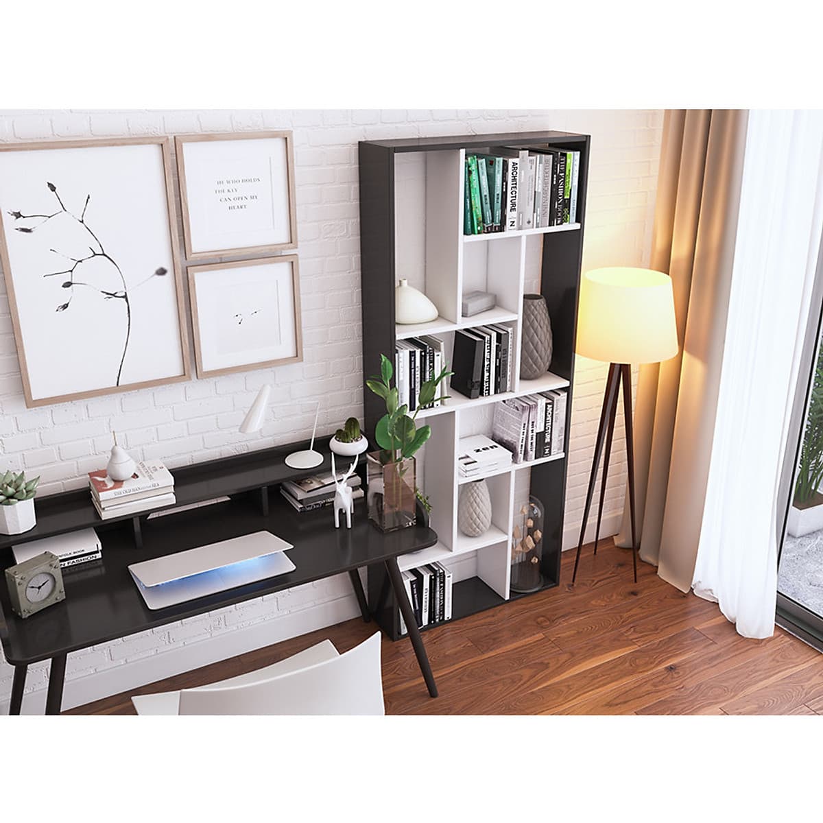 Kệ Sách gỗ CN nhiều ngăn (KS1001)