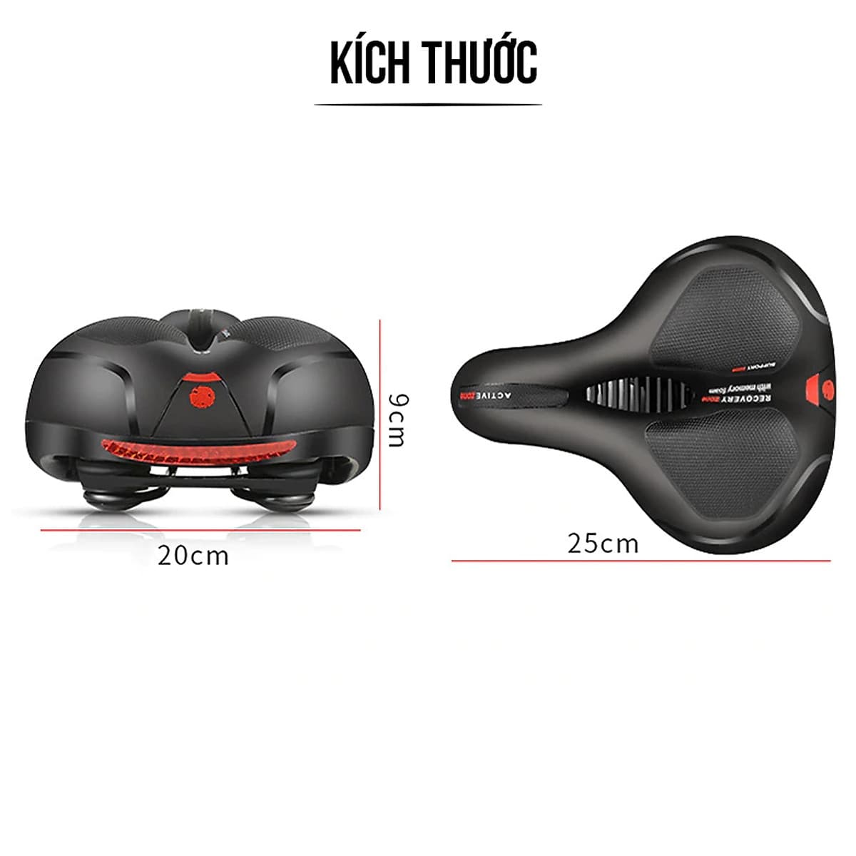 Đệm Yên Xe Đạp Thể Thao Đàn Hồi Mềm Dày Thoáng Khí Cao Cấp Giúp Êm Mông Thoải Mái (Bản Nâng Cấp) Chống Trượt, Siêu Êm Có Lỗ Rãnh Thoát (Thân Rộng) Mai Lee