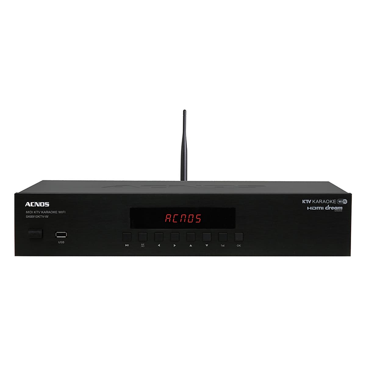 Đầu Karaoke Wifi Acnos SK8910KTV-W (Đen) - Hàng Chính Hãng