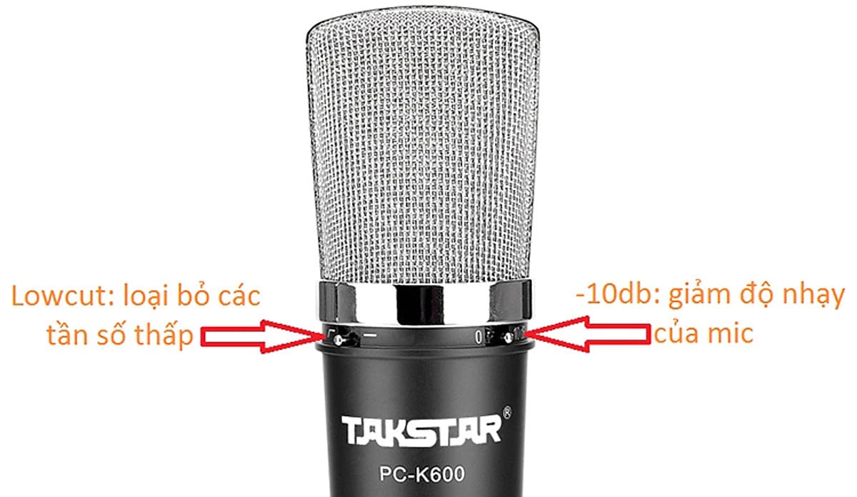 Micro Thu Âm Condenser Takstar PC-K600 (Suite)
 - Hàng Chính Hãng