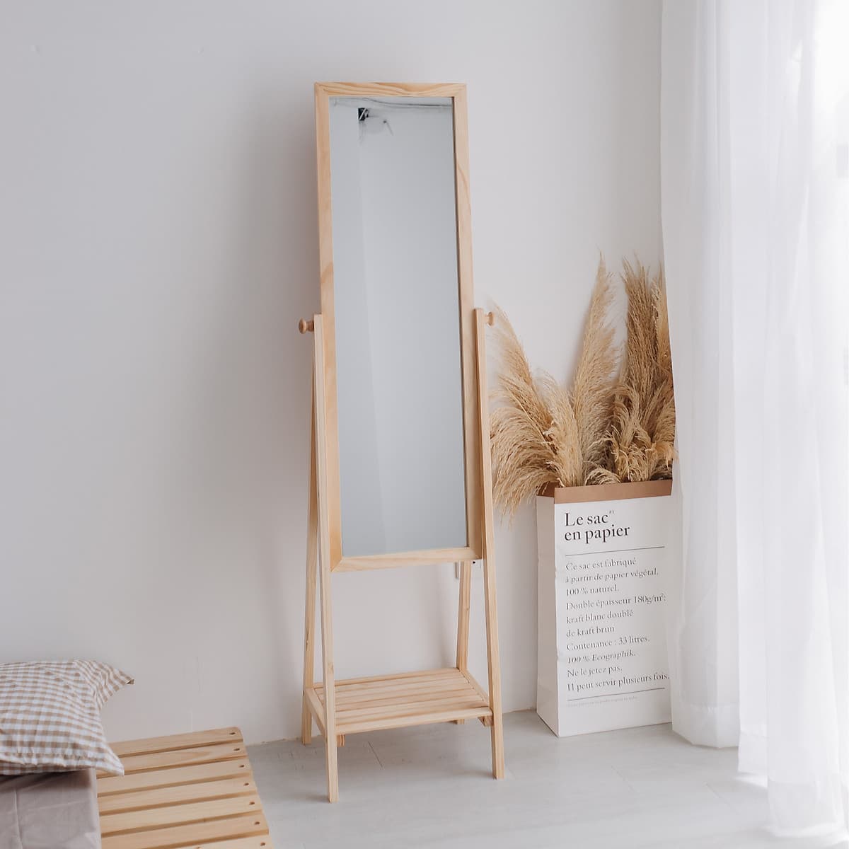 Gương Kệ Soi Toàn Thân  - Mirror Shelf