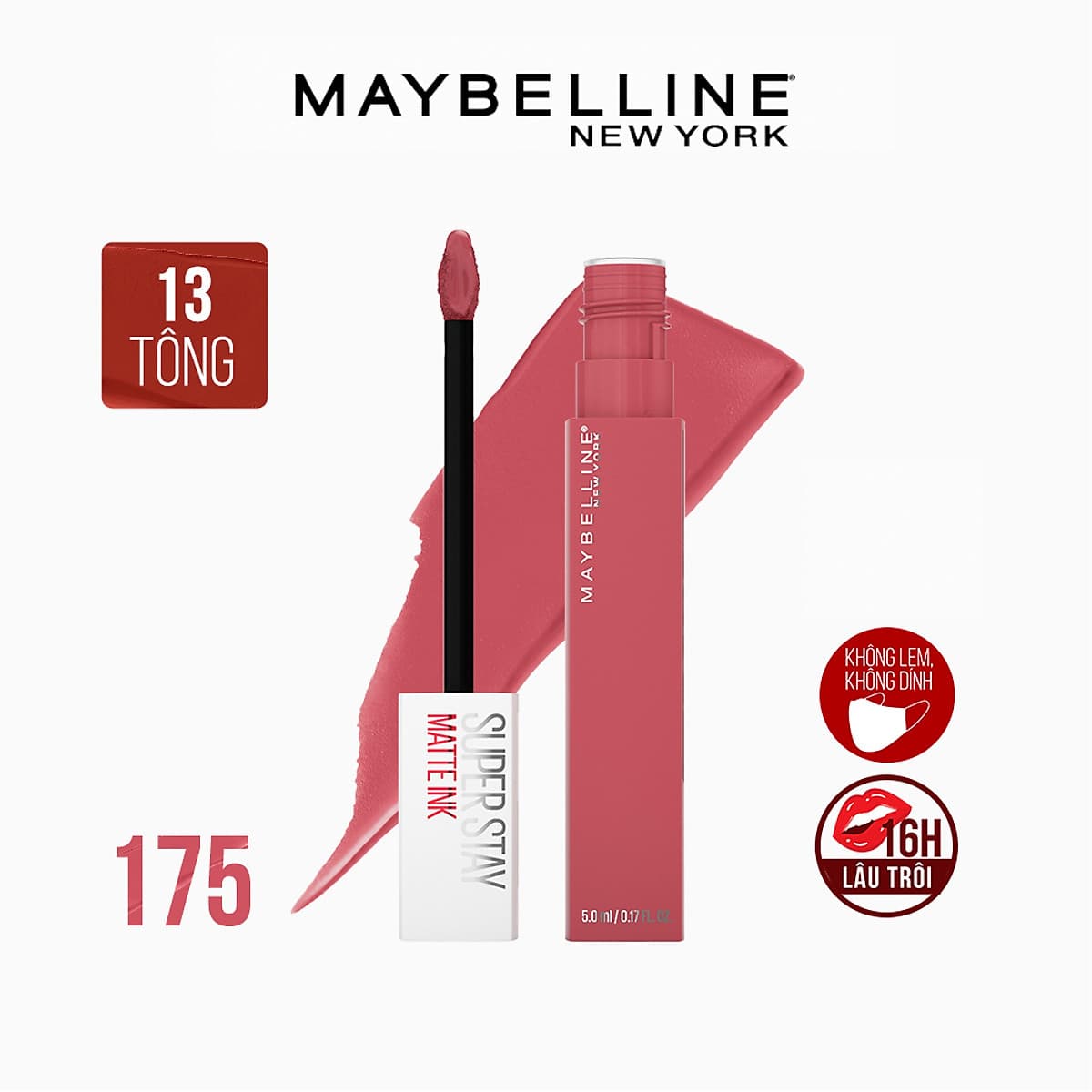 Son Kem Lì 16h Lâu Trôi Maybelline New York Super Stay Matte Ink 5ml 