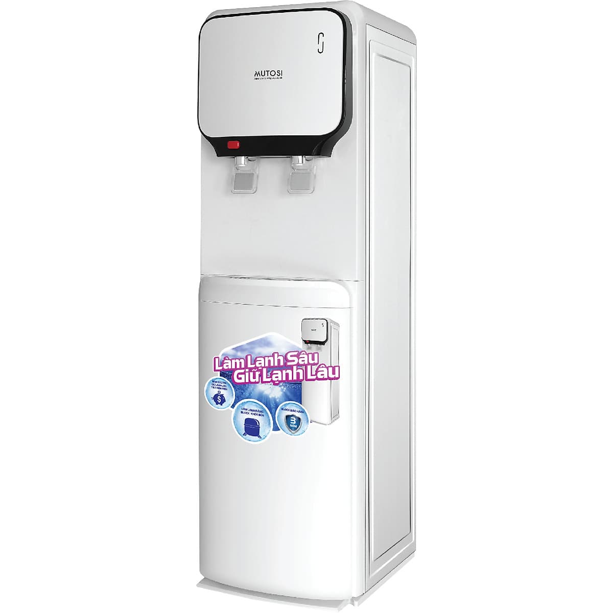 Cây nước nóng lạnh hút bình Mutosi MD-250 - Hàng chính hãng