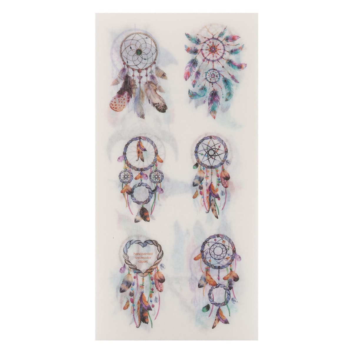 Bộ 6 Tấm Sticker Dán Trang Trí