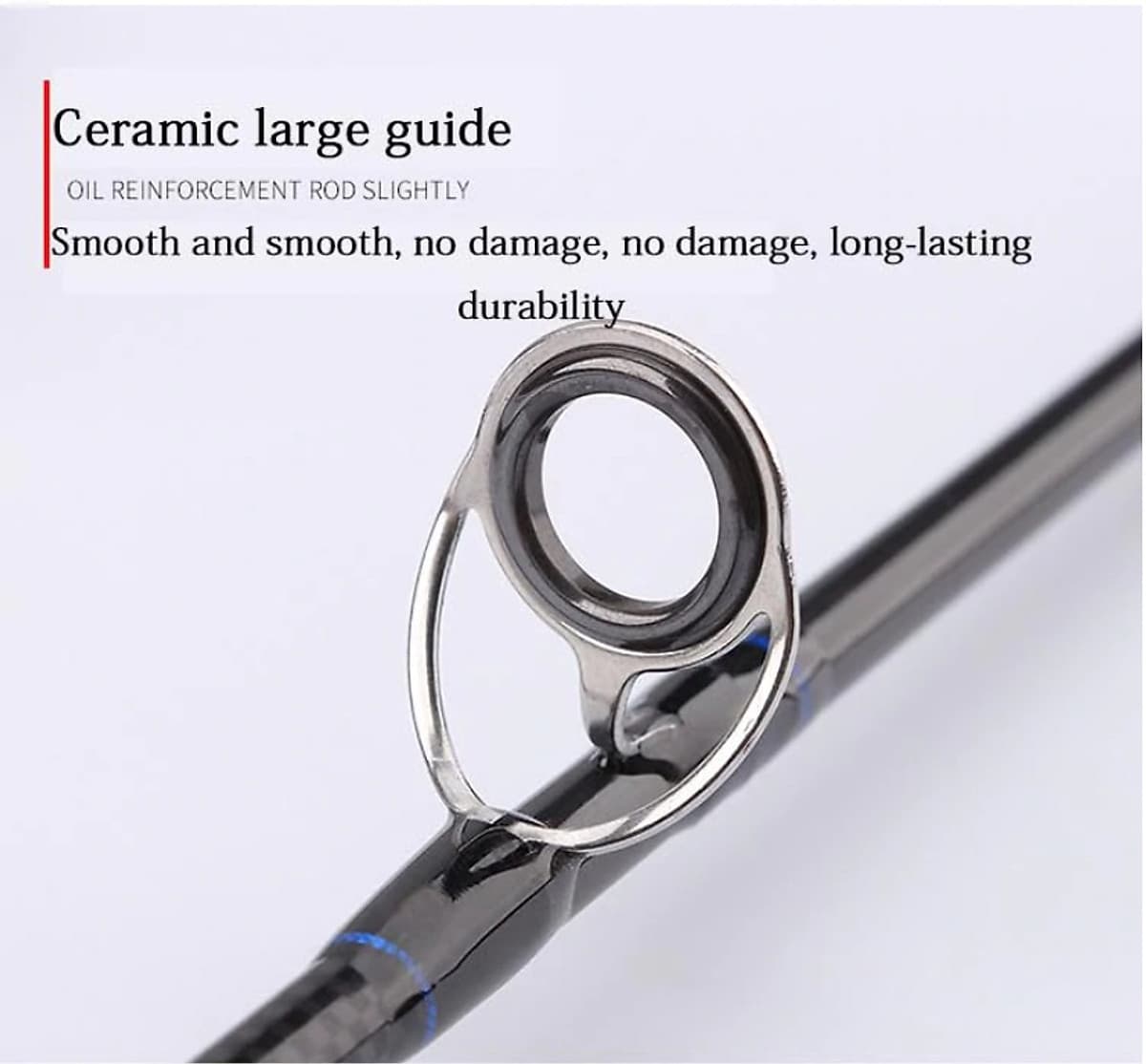 Cần câu cá lure 2m4  - Kèm máy ngang kim loại cao cấp - Tặng kèm 1 ngọn cần + 1 hộp cước BCL04 " Máy giao màu ngẫu nhiên - Cam - Xanh " 