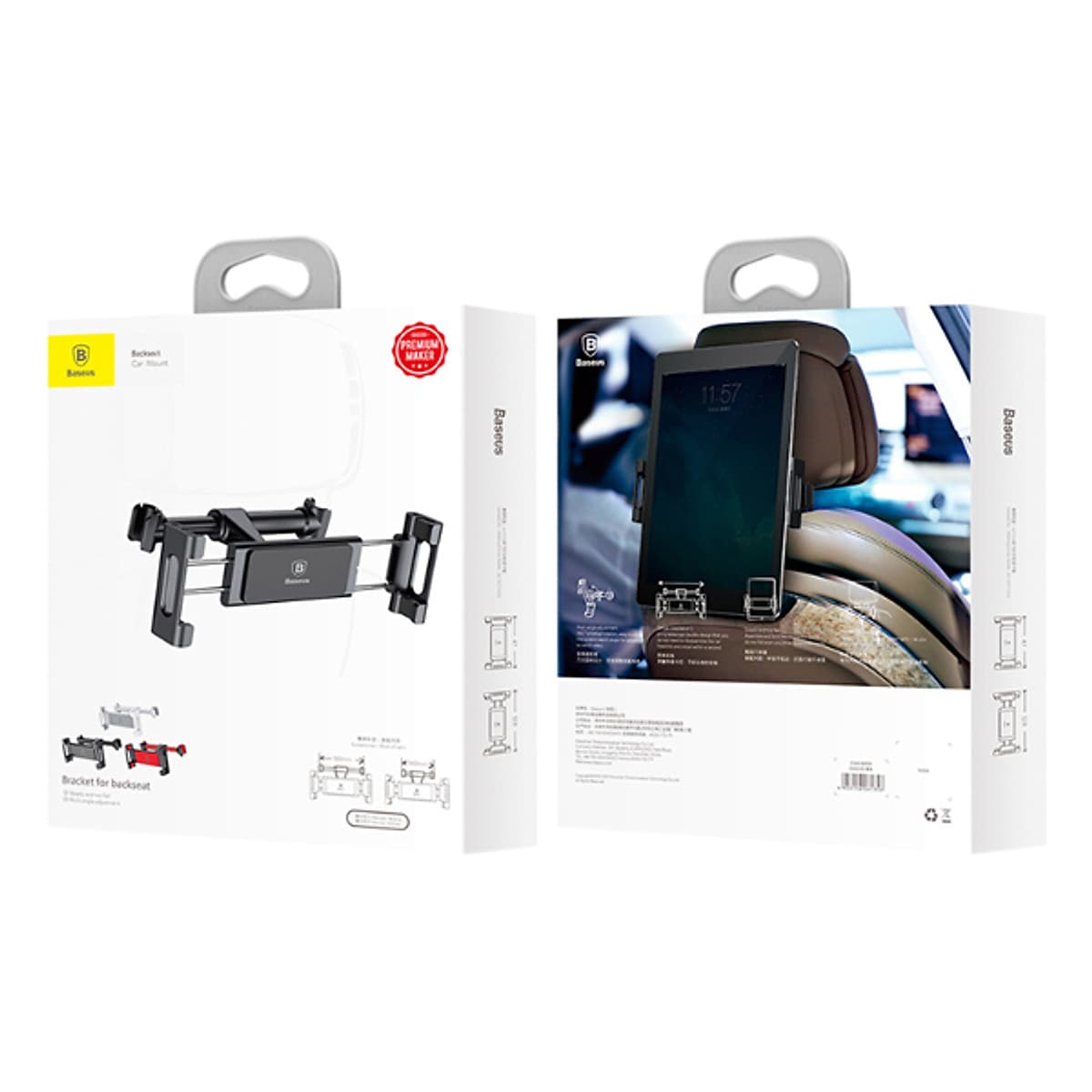 Giá Đỡ Điện Thoại, iPad, Máy Tính Bảng Sau Ghế Ô Tô Baseus SUHZ-01