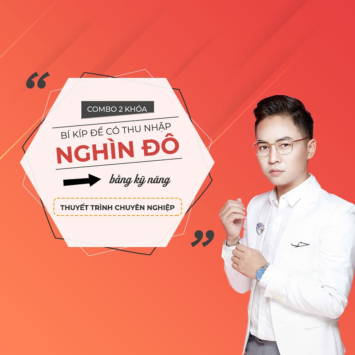 Bộ 2 khóa học kỹ năng thuyết trình chuyên nghiệp