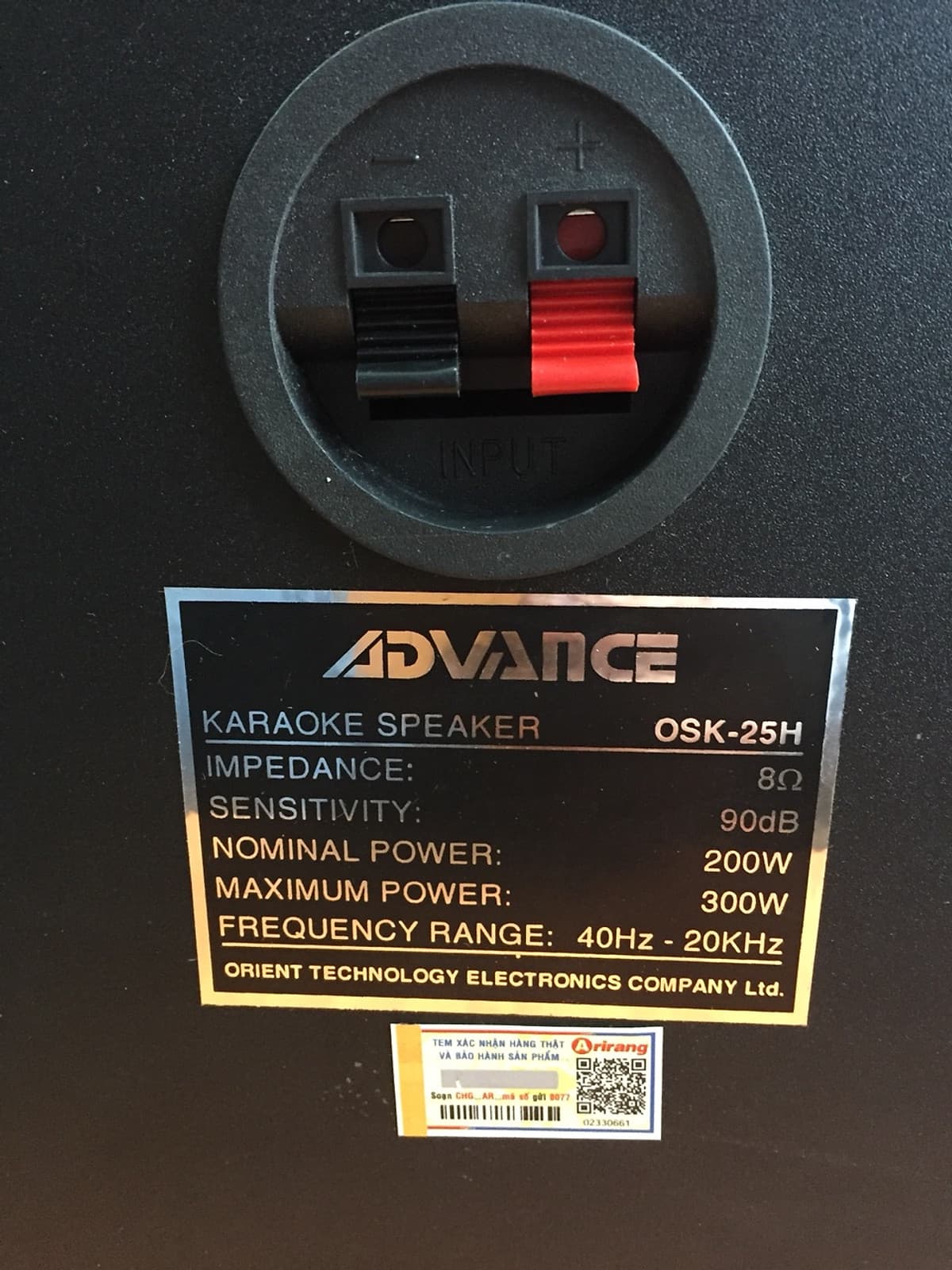 Bộ 2 Loa Advance OSK-25H - Hàng chính hãng