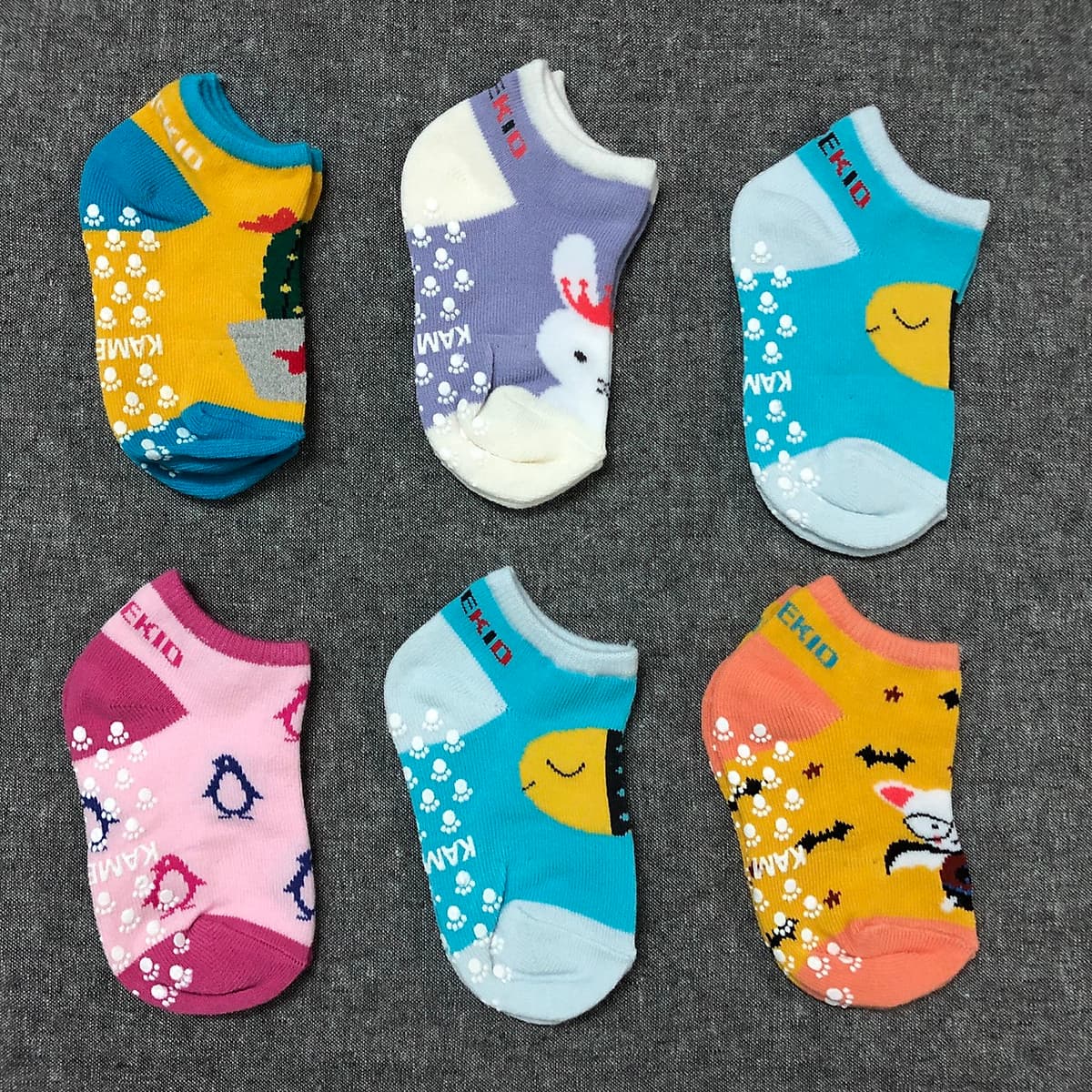 Combo 5 đôi tất cotton Chống Trượt cho bé trai, bé gái size 3 tháng đến 8 tuổi, tất mềm, mịn co giãn tốt, hàng Việt Nam chất lượng 